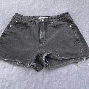 Garage Denim Womens Black Jean Cut Off Shorts Size 9​​​